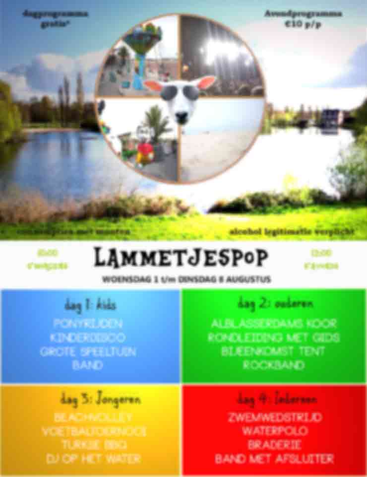 flyer ontwerp lammetjespop